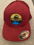 Maroon Hat - Mesh Back - One size fits all