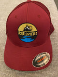 Maroon Hat - Mesh Back - One size fits all