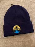 Navy Blue Cuff Toque